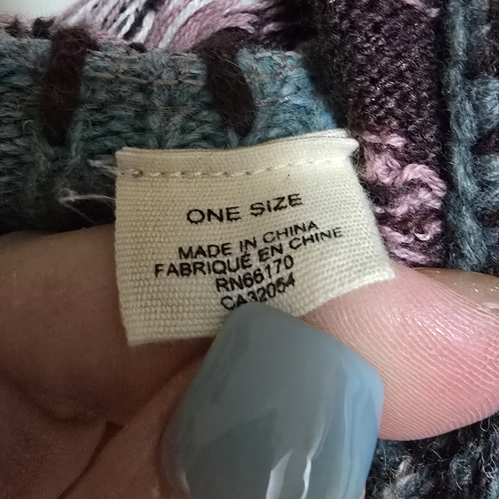 Anthropologie Sleeping On Snow Multicolor Patchwork Boho Sweater Cardigan - Picture 5 of 8